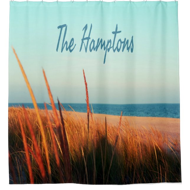 The Hamptons Beach Long Island NewYork Shower Curtain (Front)