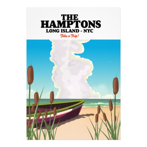 The Hamptons Long island NYC travel poster Photo Print
