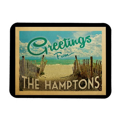 The Hamptons Magnet Beach Vintage Travel