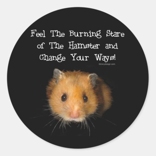 The Hamster Classic Round Sticker