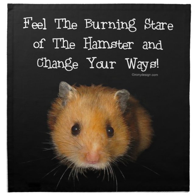 The Hamster Napkin (Front)