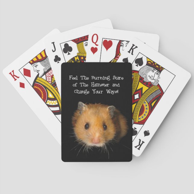 The Hamster  Poker Cards (Back)