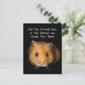 The Hamster Postcard (Standing Front)