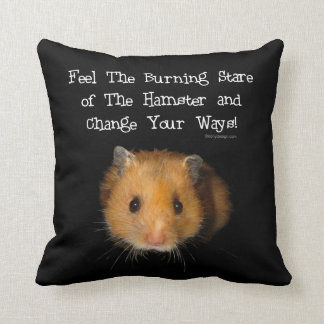 The Hamster Throw Pillow