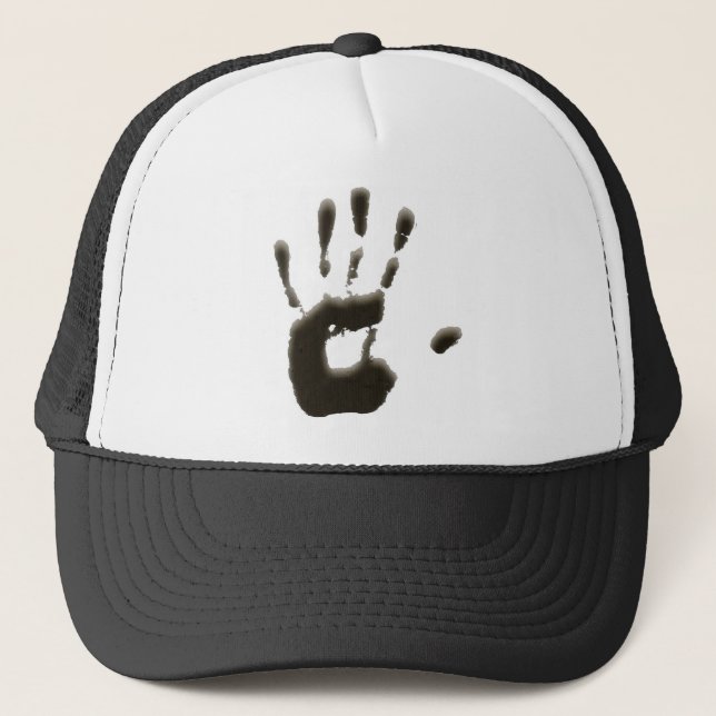 The Hand Print Trucker Hat (Front)
