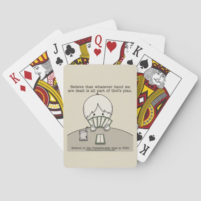 The Hand We're Dealt Poker Cards (Back)
