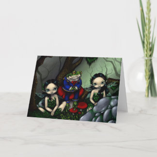 "The Handsome Frog" Greeting Card