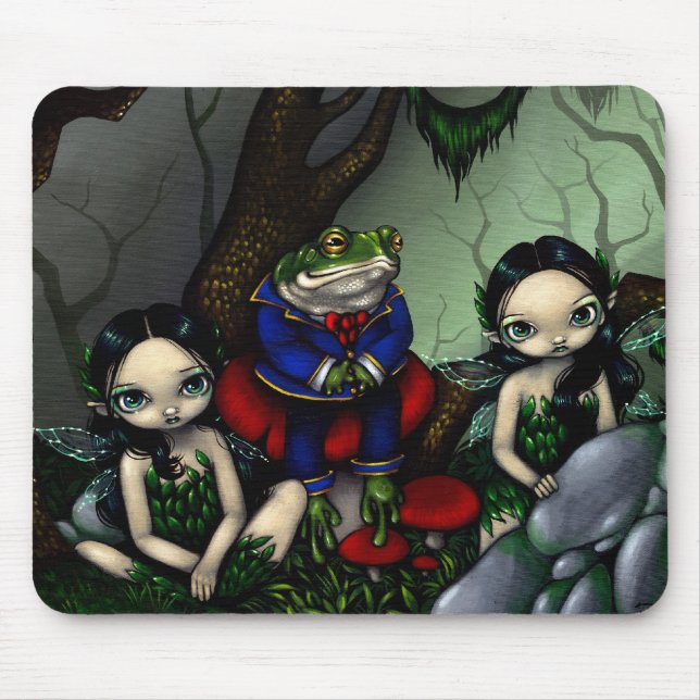 "The Handsome Frog" Mousepad (Front)