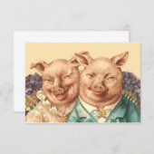 The Handsome Pig Couple (Front/Back)