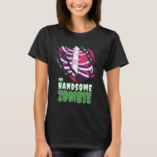 The Handsome Zombie Funny Halloween Family Zombie T-Shirt
