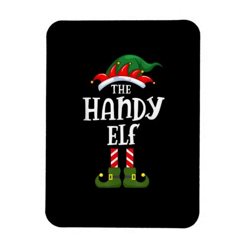 The Handy ELF Family Matching Group Christmas Paja Magnet