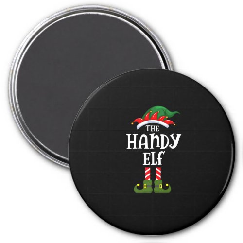 The Handy ELF Family Matching Group Christmas Paja Magnet