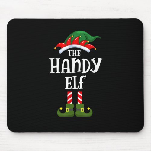 The Handy ELF Family Matching Group Christmas Paja Mouse Pad