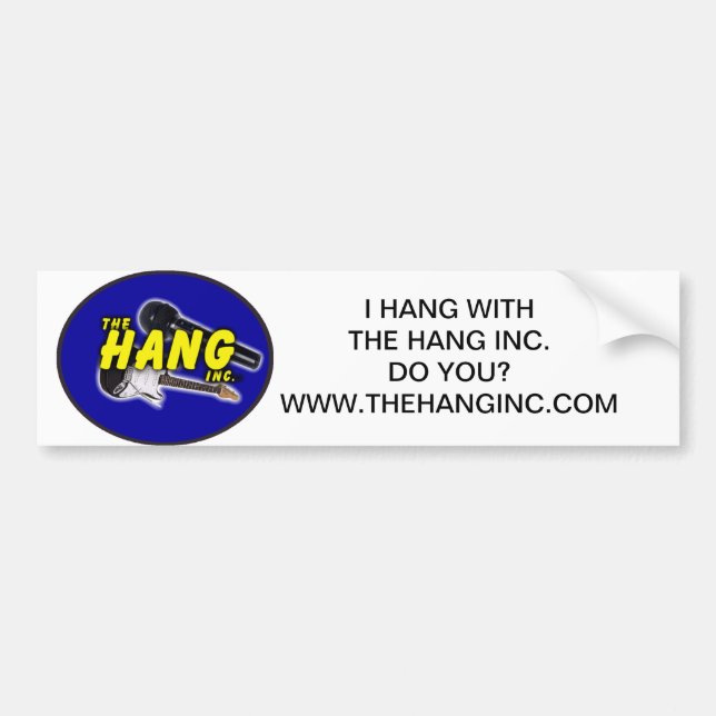 The Hang Inc. Bumper Sticker (Front)