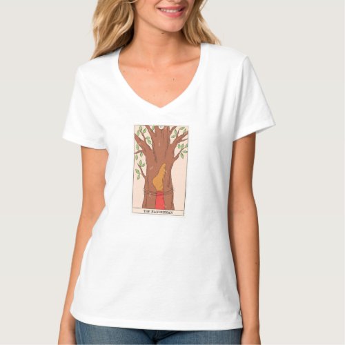 The Hanged Man major arcana modern tarot T_Shirt