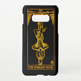 The Hanged Man Tarot Card | Black & Gold | Samsung Galaxy S10E Case