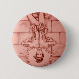 The Hanged Man Tarot Card Pinback Button