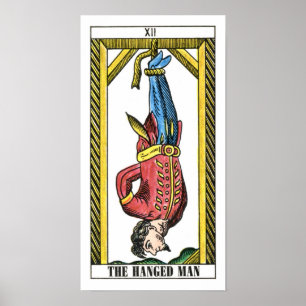 The Hanged Man Tarot Card Poster