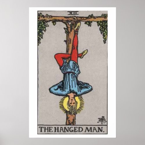 The Hanged Man Tarot Card Poster