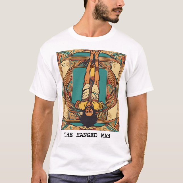 THE HANGED MAN - TAROT CARD T-Shirt (Front)