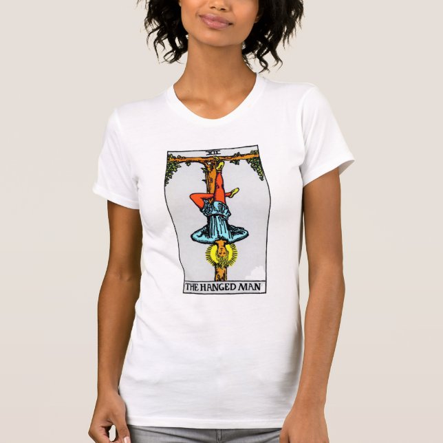 The Hanged Man Tarot Card T-Shirt (Front)