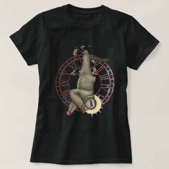 The Hanged Sloth T-Shirt (Design Front)