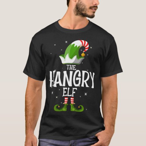 The Hangry Elf Family Matching Group Christmas T_Shirt