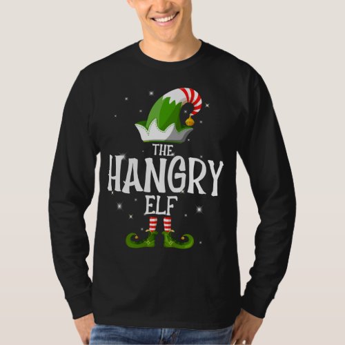 The Hangry Elf Family Matching Group Christmas T_Shirt