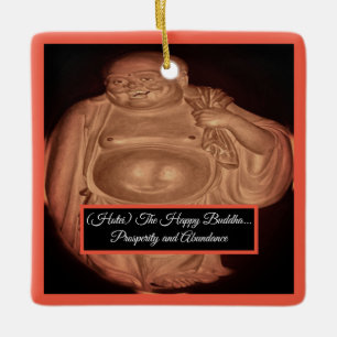 The Happy Buddha Ceramic Ornament