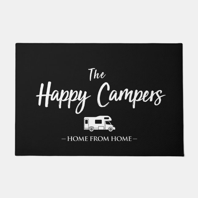 The Happy Campers Door mat (Front)
