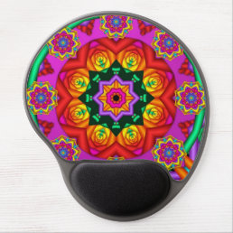The Happy Circle, artistic Kaleidoscope mousepad