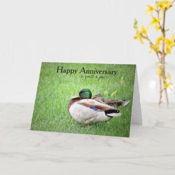 The Happy Couple Anniversary Card by Siberianmom at Zazzle