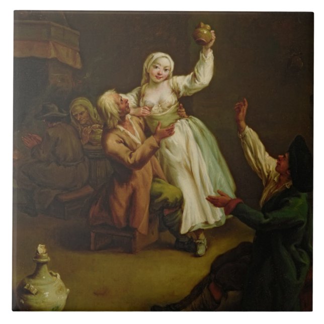 The Happy Couple Ceramic Tile (Front)