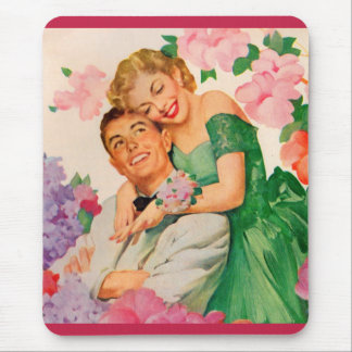 the happy couple mouse pad