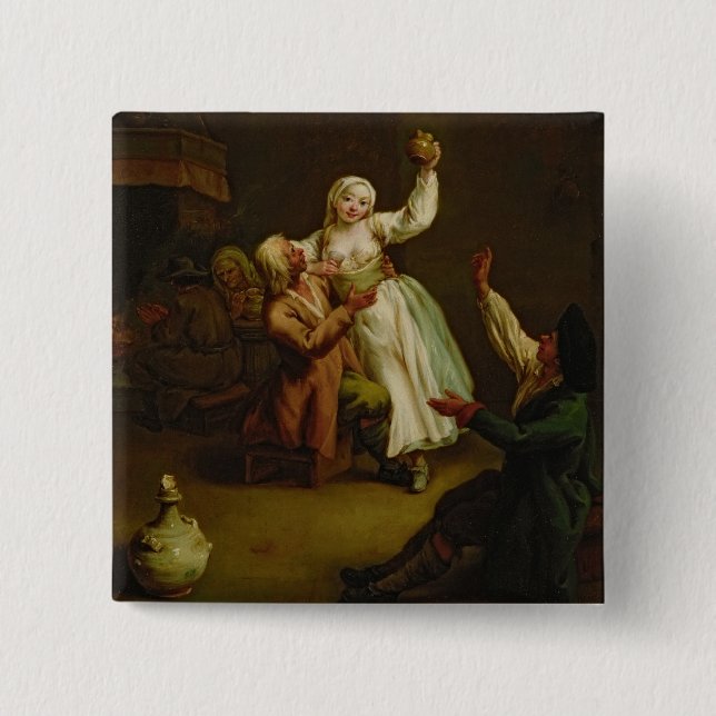 The Happy Couple Pinback Button (Front)