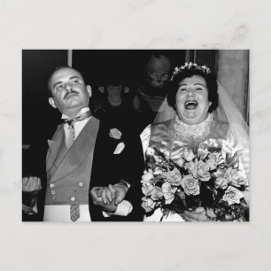 The Happy Couple Postcard