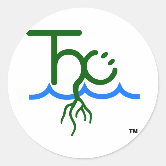 The Happy Cultivator™ THC logo sticker (Front)