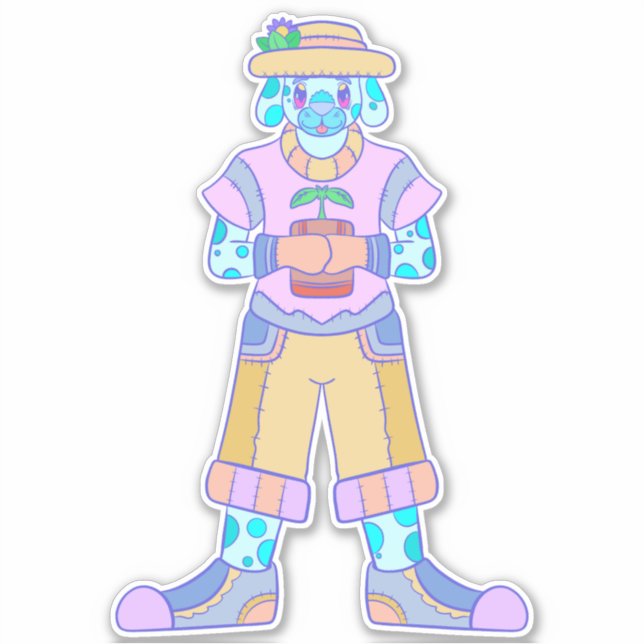 The Happy Dog Sticker (Front)