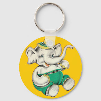 The Happy Elephant Keychain