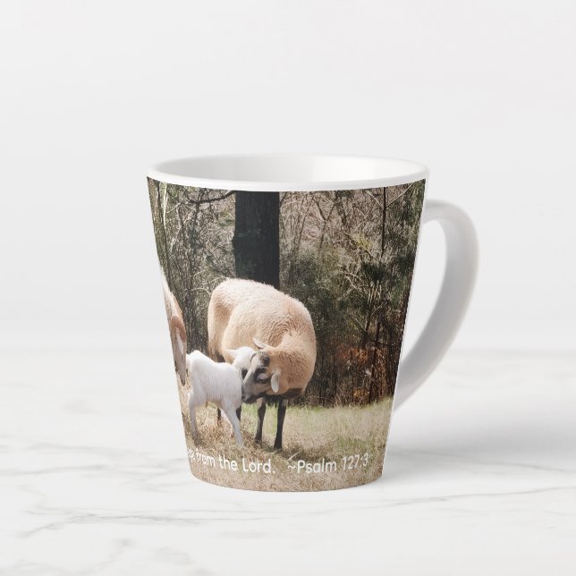 The Happy Family Latte Mug (Right Angle)
