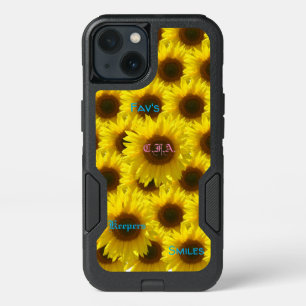 The Happy Flower Sunflower Theme iPhone 13 Case