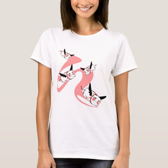 The happy flying tampons! 215 KR T-Shirt (Front)