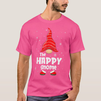 The Happy Gnome Matching Family Group Christmas Pa T-Shirt