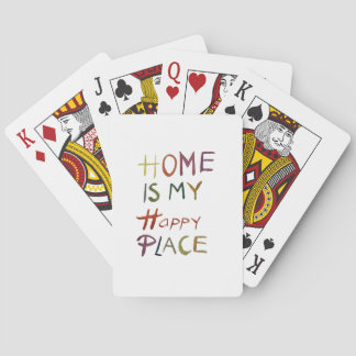 The Happy Introvert “Home Is My Happy Place” Poker Cards