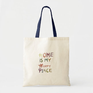 The Happy Introvert “Home Is My Happy Place” Tote Bag