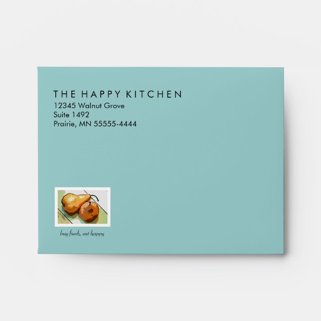 The Happy Kitchen Pears Envelope (Front)