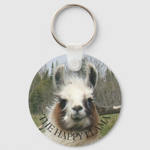 THE HAPPY LLAMA KEYCHAIN