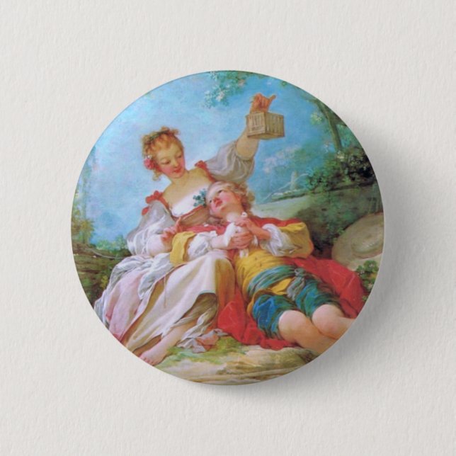 The Happy Lovers Button (Front)