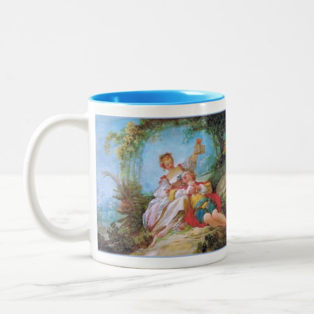 The Happy Lovers Two-Tone Coffee Mug (Left)
