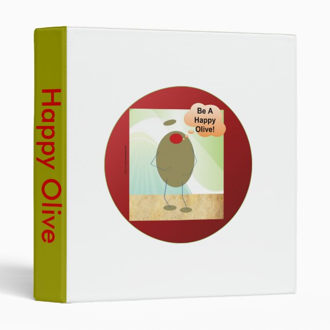The Happy Olive Binder (Front/Spine)